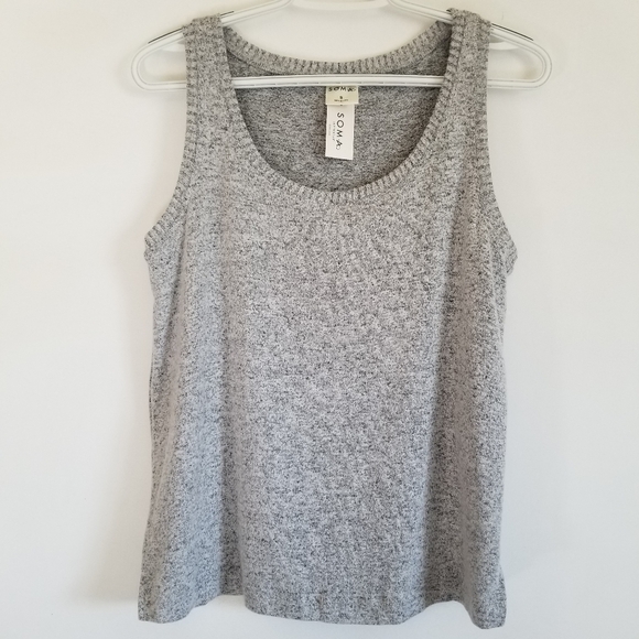 New Soma Gray Heather Tank Top - Picture 1 of 5
